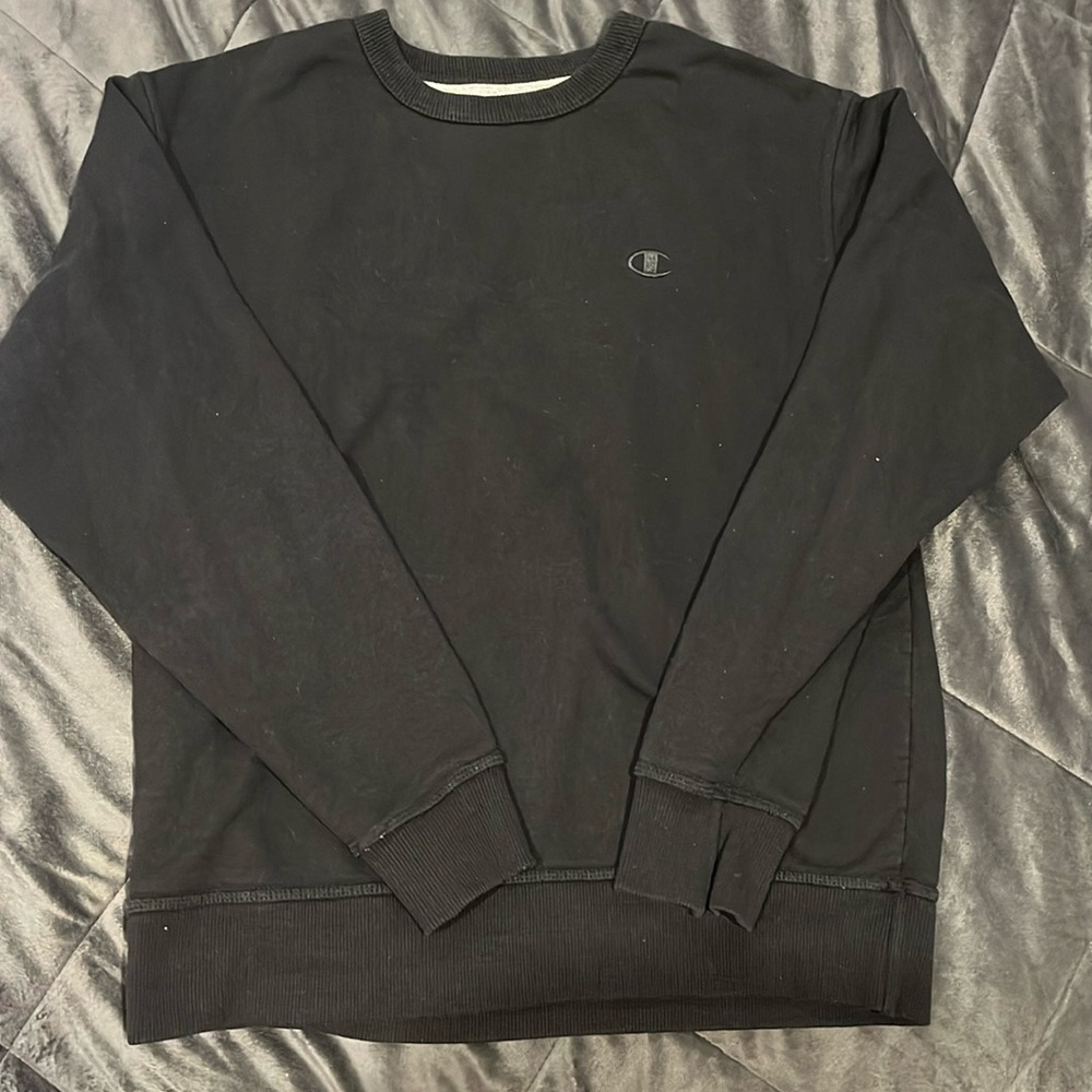Champion Black Crew Neck